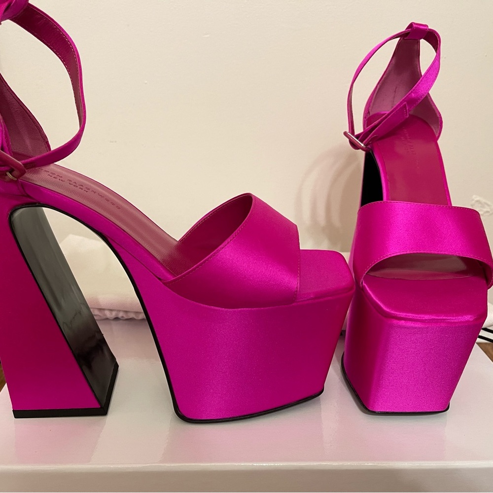 “Hot pink” Sali Pump by Brandon Blackwood